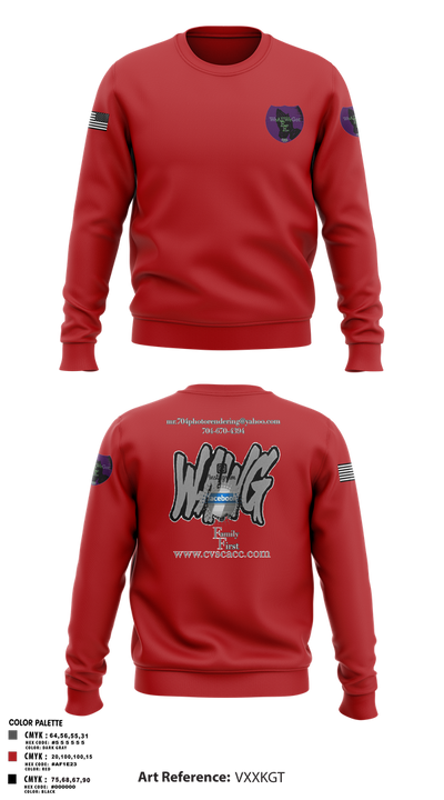 WeAllWeGot~Family First 22026589 Crew Neck Sweatshirt - 27