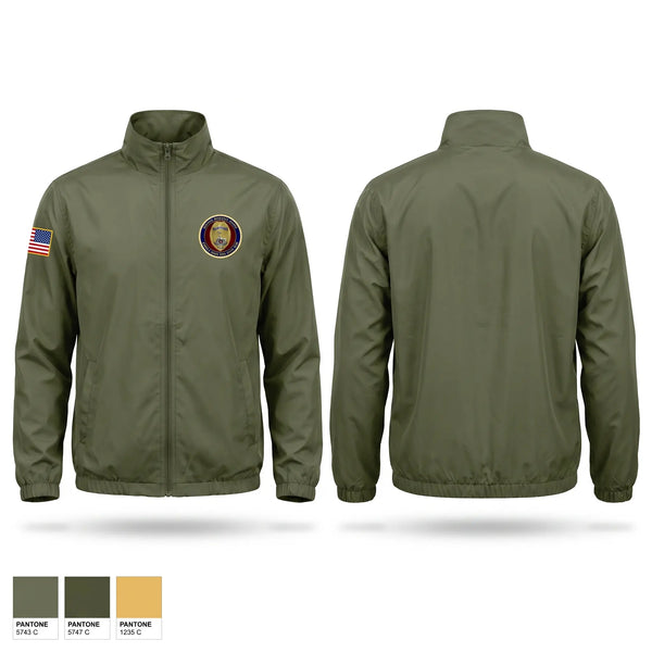 Windbreaker, Security Battalion ( Provost Marshals Office), Marines, Teamtime, Team time, sublimation, custom sports apparel, team uniforms, spirit wear, spiritwear, sports uniforms, custom shirts, team store, custom team store, fundraiser sports, apparel fundraiser