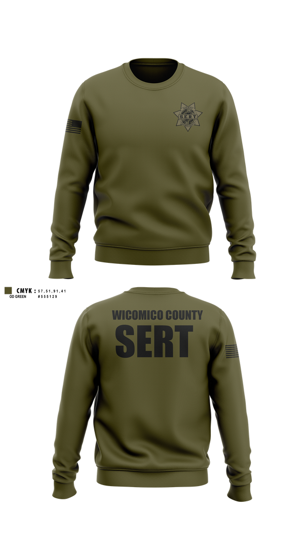 Crew Neck Sweatshirt, Sheriff’s Emergency Response Team (SERT), Police, Teamtime, Team time, sublimation, custom sports apparel, team uniforms, spirit wear, spiritwear, sports uniforms, custom shirts, team store, custom team store, fundraiser sports, apparel fundraiser