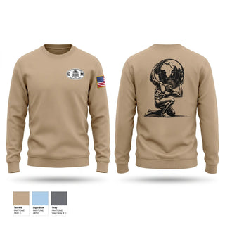 Crew Neck Sweatshirt, Electrical Division, Navy, Teamtime, Team time, sublimation, custom sports apparel, team uniforms, spirit wear, spiritwear, sports uniforms, custom shirts, team store, custom team store, fundraiser sports, apparel fundraiser