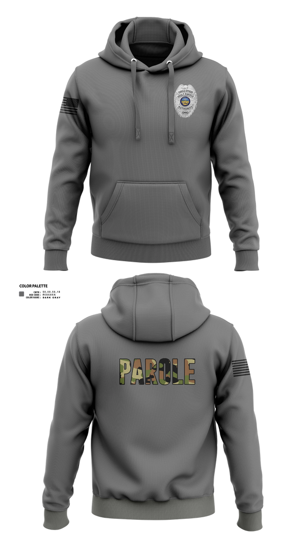 Hoodie, Adult Parole Authority, Police, Teamtime, Team time, sublimation, custom sports apparel, team uniforms, spirit wear, spiritwear, sports uniforms, custom shirts, team store, custom team store, fundraiser sports, apparel fundraiser