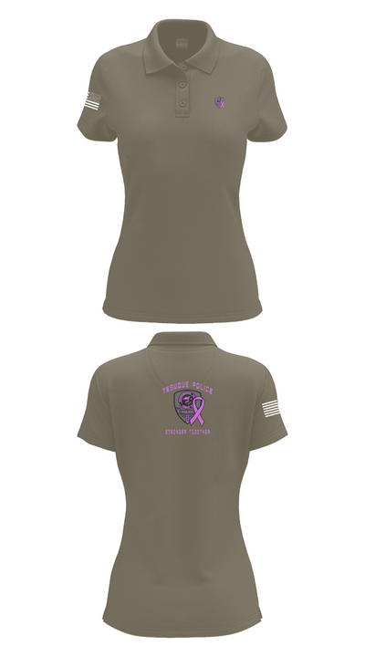 Tesuque Police Dept 47912639 Women's Short Sleeve Performance Polo  - 71
