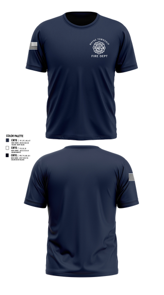 Short Sleeve Performance Shirt, Wayne Township Volunteer Fire Department, Fire Department, Teamtime, Team time, sublimation, custom sports apparel, team uniforms, spirit wear, spiritwear, sports uniforms, custom shirts, team store, custom team store, fundraiser sports, apparel fundraiser