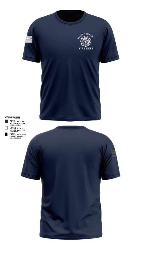 Short Sleeve Performance Shirt, Wayne Township Volunteer Fire Department, Fire Department, Teamtime, Team time, sublimation, custom sports apparel, team uniforms, spirit wear, spiritwear, sports uniforms, custom shirts, team store, custom team store, fundraiser sports, apparel fundraiser