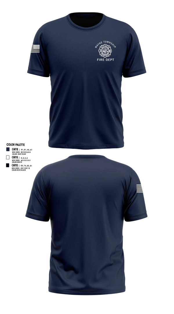 Short Sleeve Performance Shirt, Wayne Township Volunteer Fire Department, Fire Department, Teamtime, Team time, sublimation, custom sports apparel, team uniforms, spirit wear, spiritwear, sports uniforms, custom shirts, team store, custom team store, fundraiser sports, apparel fundraiser
