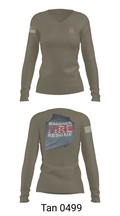 Wagener Fire Department 16386789 Women's Long Sleeve V-neck Shirt - 11