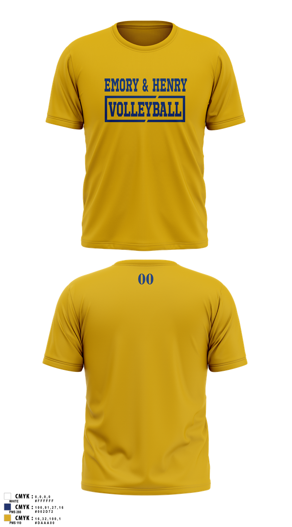 Short Sleeve Performance Shirt, Emory & Henry Volleyball, Women's Volleyball, Teamtime, Team time, sublimation, custom sports apparel, team uniforms, spirit wear, spiritwear, sports uniforms, custom shirts, team store, custom team store, fundraiser sports, apparel fundraiser