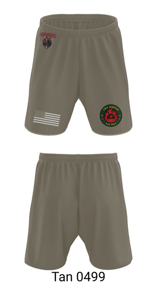 Athletic Shorts With Pockets, 1st Squad Infernos, Army, Teamtime, Team time, sublimation, custom sports apparel, team uniforms, spirit wear, spiritwear, sports uniforms, custom shirts, team store, custom team store, fundraiser sports, apparel fundraiser
