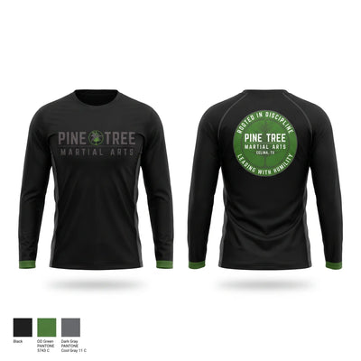 Pine Tree Martial Arts Long Sleeve Performance Shirt - 2