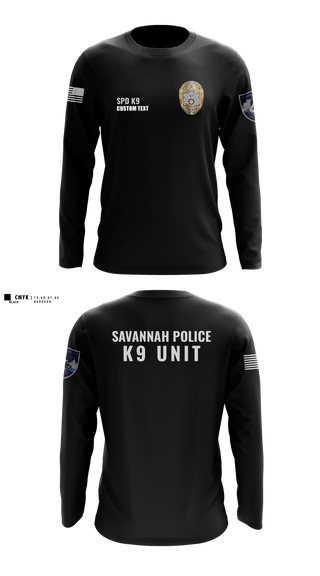 Long Sleeve Performance Shirt, SPD K9, Police, Teamtime, Team time, sublimation, custom sports apparel, team uniforms, spirit wear, spiritwear, sports uniforms, custom shirts, team store, custom team store, fundraiser sports, apparel fundraiser