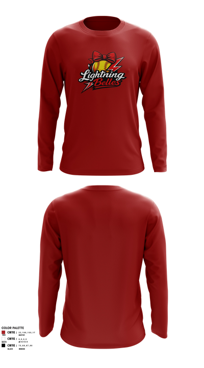 Bluegrass Lightning Belles Long Sleeve Performance Shirt - 12