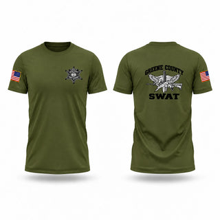 Old School Cotton Feel Shirt, Greene County SWAT, Police, Teamtime, Team time, sublimation, custom sports apparel, team uniforms, spirit wear, spiritwear, sports uniforms, custom shirts, team store, custom team store, fundraiser sports, apparel fundraiser