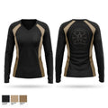 D-2 CTF Defender Women's Long Sleeve V-neck Shirt - 1