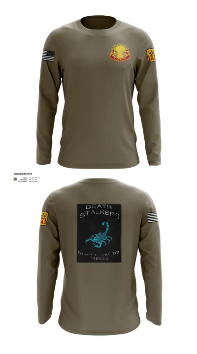 5-4 ADA A BTRY 3rd PLT 45345597 Long Sleeve Performance Shirt 10