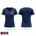 Warren Township Fire Women's Short Sleeve V-neck Shirt - 1