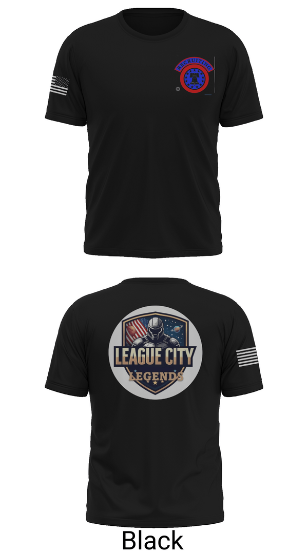 Short Sleeve Performance Shirt, LEAGUE CITY RECRUITING, Army, Teamtime, Team time, sublimation, custom sports apparel, team uniforms, spirit wear, spiritwear, sports uniforms, custom shirts, team store, custom team store, fundraiser sports, apparel fundraiser