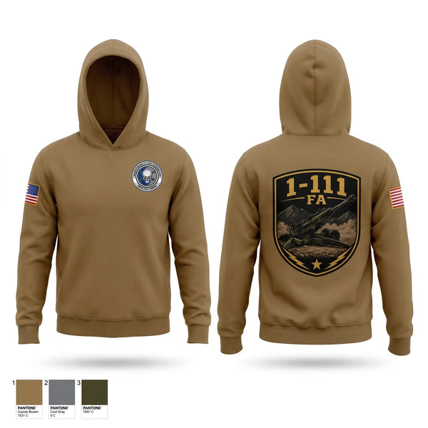Hoodie, 1-111FA C BTRY, Army, Teamtime, Team time, sublimation, custom sports apparel, team uniforms, spirit wear, spiritwear, sports uniforms, custom shirts, team store, custom team store, fundraiser sports, apparel fundraiser
