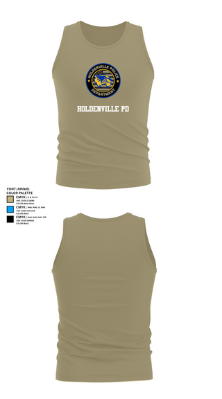 Tank Top, Holdenville PD, Police, Teamtime, Team time, sublimation, custom sports apparel, team uniforms, spirit wear, spiritwear, sports uniforms, custom shirts, team store, custom team store, fundraiser sports, apparel fundraiser