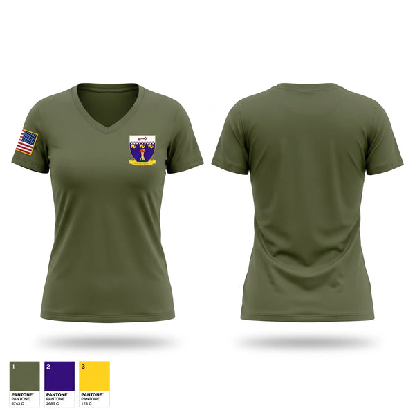 Womens Short Sleeve Vneck Shirt, 51st BCT, Army, Teamtime, Team time, sublimation, custom sports apparel, team uniforms, spirit wear, spiritwear, sports uniforms, custom shirts, team store, custom team store, fundraiser sports, apparel fundraiser