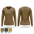 MESG-2 DET BAH Women's Long Sleeve V-neck Shirt - 1