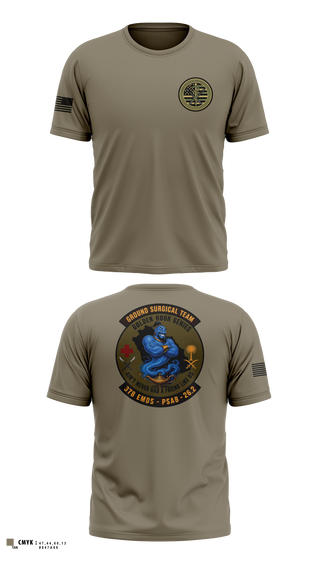 Old School Cotton Feel Shirt, 111th Ground Surgical Team, Air Force, Teamtime, Team time, sublimation, custom sports apparel, team uniforms, spirit wear, spiritwear, sports uniforms, custom shirts, team store, custom team store, fundraiser sports, apparel fundraiser