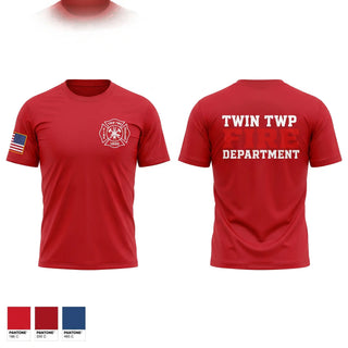 Short Sleeve Performance Shirt, Twin Township, Fire Department, Teamtime, Team time, sublimation, custom sports apparel, team uniforms, spirit wear, spiritwear, sports uniforms, custom shirts, team store, custom team store, fundraiser sports, apparel fundraiser