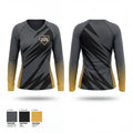 The 205 Baseball 27644217 Women's Long Sleeve V-neck Shirt - 1