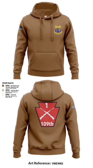Hoodie, A co 1/109, National Guard, Teamtime, Team time, sublimation, custom sports apparel, team uniforms, spirit wear, spiritwear, sports uniforms, custom shirts, team store, custom team store, fundraiser sports, apparel fundraiser