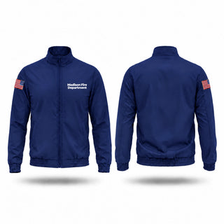 Windbreaker, Madison Fire Department, Fire Department, Teamtime, Team time, sublimation, custom sports apparel, team uniforms, spirit wear, spiritwear, sports uniforms, custom shirts, team store, custom team store, fundraiser sports, apparel fundraiser
