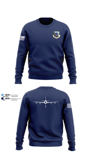 Crew Neck Sweatshirt, 92 OG, Air Force, Teamtime, Team time, sublimation, custom sports apparel, team uniforms, spirit wear, spiritwear, sports uniforms, custom shirts, team store, custom team store, fundraiser sports, apparel fundraiser