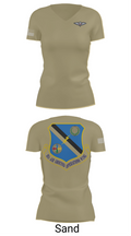 93rd AGOW 64240492 Women's Short Sleeve V-neck Shirt - 88