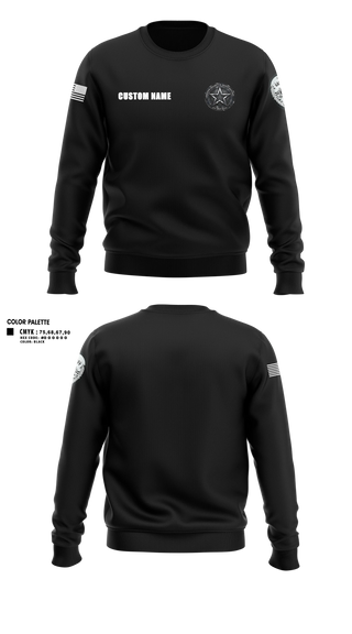Crew Neck Sweatshirt, Lonestar Security and Investigations, LLC, Police, Teamtime, Team time, sublimation, custom sports apparel, team uniforms, spirit wear, spiritwear, sports uniforms, custom shirts, team store, custom team store, fundraiser sports, apparel fundraiser