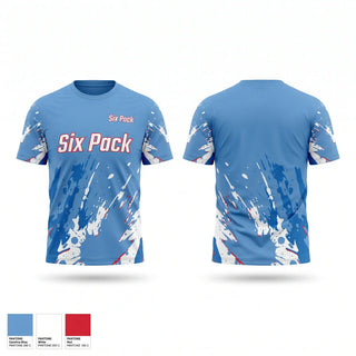 Short Sleeve Performance Shirt, Six Pack, Men's Lacrosse, Teamtime, Team time, sublimation, custom sports apparel, team uniforms, spirit wear, spiritwear, sports uniforms, custom shirts, team store, custom team store, fundraiser sports, apparel fundraiser