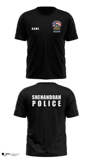 Old School Cotton Feel Shirt, Shenandoah Police Department, Police, Teamtime, Team time, sublimation, custom sports apparel, team uniforms, spirit wear, spiritwear, sports uniforms, custom shirts, team store, custom team store, fundraiser sports, apparel fundraiser