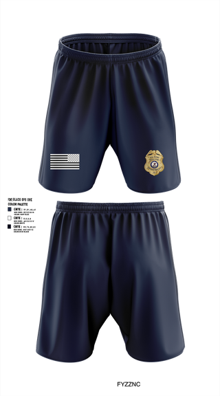 Athletic Shorts With Pockets, Tilton Police Department, Police, Teamtime, Team time, sublimation, custom sports apparel, team uniforms, spirit wear, spiritwear, sports uniforms, custom shirts, team store, custom team store, fundraiser sports, apparel fundraiser
