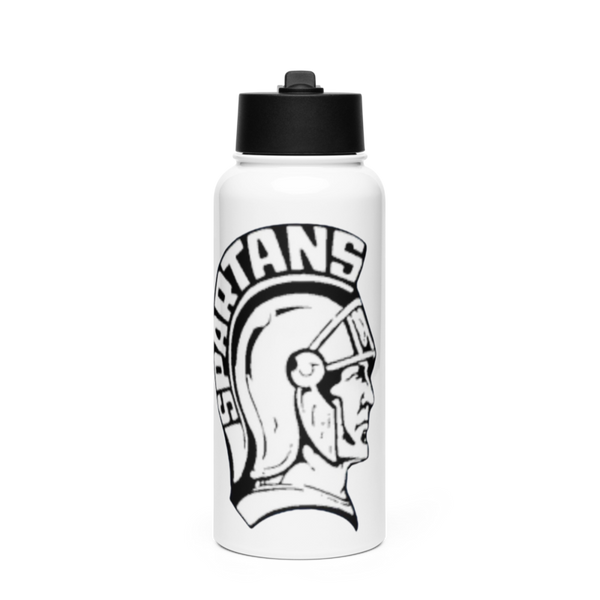 Milford Spartans Boys Soccer 84740771 Stainless Steel Water Bottle with a Straw Lid