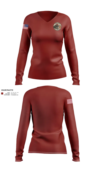 Womens Long Sleeve Vneck Shirt, Sheldon Fire Department, Fire Department, Teamtime, Team time, sublimation, custom sports apparel, team uniforms, spirit wear, spiritwear, sports uniforms, custom shirts, team store, custom team store, fundraiser sports, apparel fundraiser