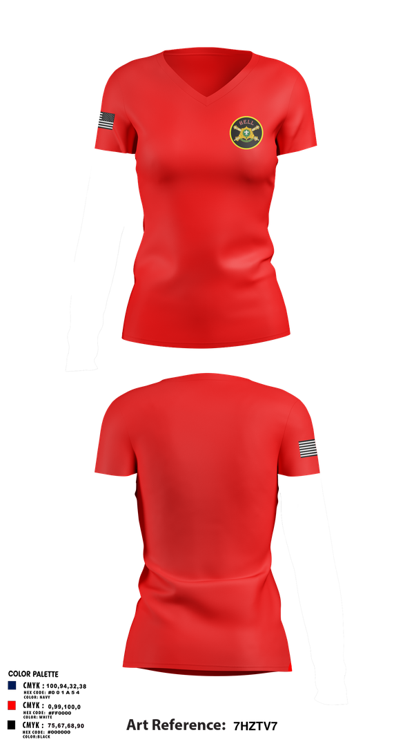 Womens Short Sleeve Vneck Shirt, Fire’s Squadron 2nd SCR, , Teamtime, Team time, sublimation, custom sports apparel, team uniforms, spirit wear, spiritwear, sports uniforms, custom shirts, team store, custom team store, fundraiser sports, apparel fundraiser