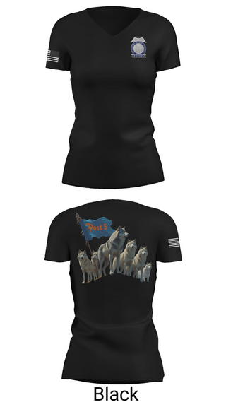Womens Short Sleeve Vneck Shirt, GSP POST 5 DALTON, Police, Teamtime, Team time, sublimation, custom sports apparel, team uniforms, spirit wear, spiritwear, sports uniforms, custom shirts, team store, custom team store, fundraiser sports, apparel fundraiser
