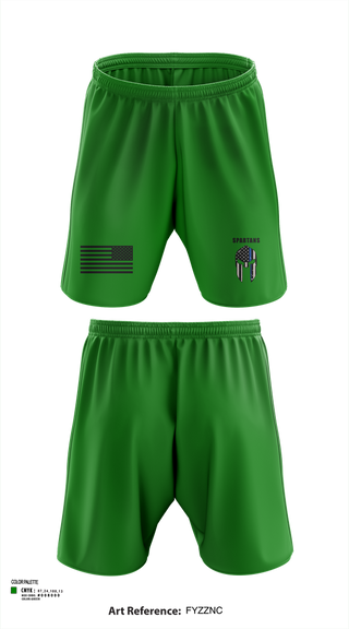 Athletic Shorts With Pockets, Spartans, , Teamtime, Team time, sublimation, custom sports apparel, team uniforms, spirit wear, spiritwear, sports uniforms, custom shirts, team store, custom team store, fundraiser sports, apparel fundraiser