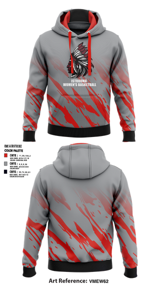 Hoodie, Istrouma High, Women's Basketball, Teamtime, Team time, sublimation, custom sports apparel, team uniforms, spirit wear, spiritwear, sports uniforms, custom shirts, team store, custom team store, fundraiser sports, apparel fundraiser