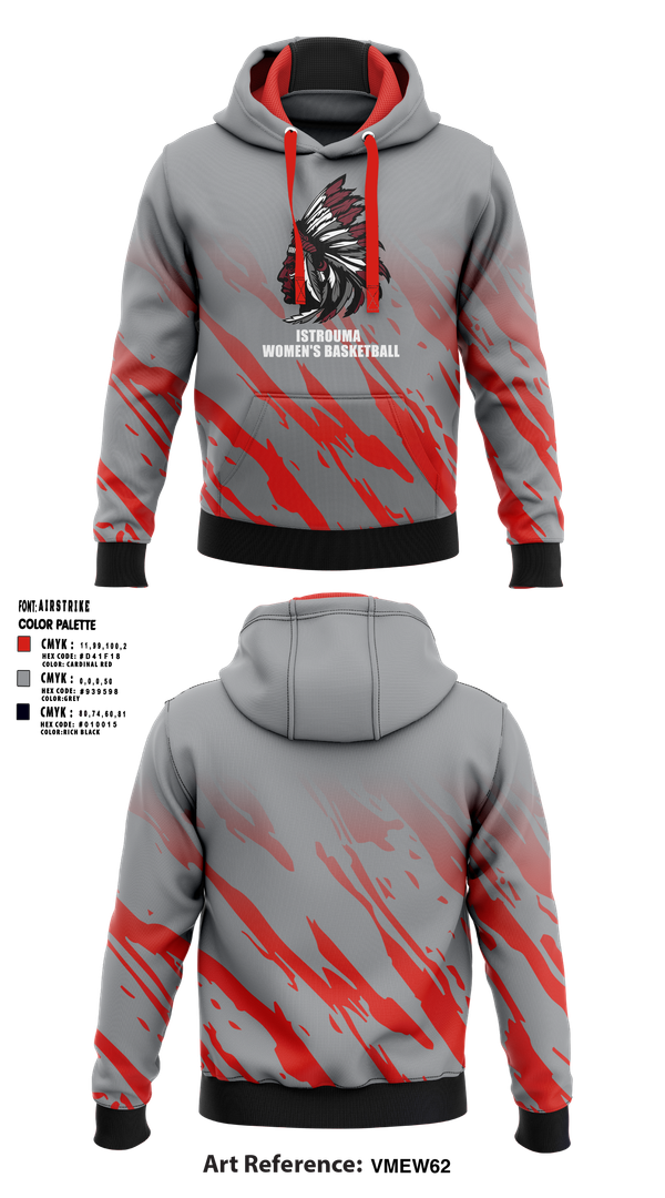 Hoodie, Istrouma High, Women's Basketball, Teamtime, Team time, sublimation, custom sports apparel, team uniforms, spirit wear, spiritwear, sports uniforms, custom shirts, team store, custom team store, fundraiser sports, apparel fundraiser