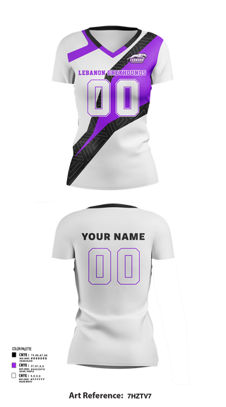 Womens Short Sleeve Vneck Shirt, Lebanon Greyhounds, Spirit Store, Teamtime, Team time, sublimation, custom sports apparel, team uniforms, spirit wear, spiritwear, sports uniforms, custom shirts, team store, custom team store, fundraiser sports, apparel fundraiser