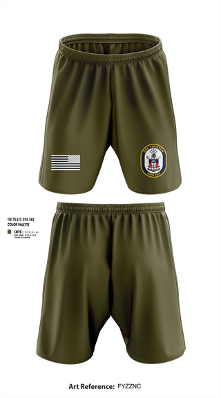 Athletic Shorts With Pockets, USS TRUXTUN DDG 103, Navy, Teamtime, Team time, sublimation, custom sports apparel, team uniforms, spirit wear, spiritwear, sports uniforms, custom shirts, team store, custom team store, fundraiser sports, apparel fundraiser