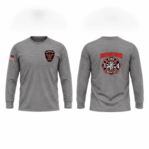 Long Sleeve Performance Shirt, Bridgetown Volunteer Fire Department, Fire Department, Teamtime, Team time, sublimation, custom sports apparel, team uniforms, spirit wear, spiritwear, sports uniforms, custom shirts, team store, custom team store, fundraiser sports, apparel fundraiser