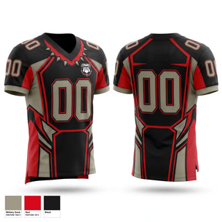 Football Jersey, Hickman County Bulldogs, , Teamtime, Team time, sublimation, custom sports apparel, team uniforms, spirit wear, spiritwear, sports uniforms, custom shirts, team store, custom team store, fundraiser sports, apparel fundraiser