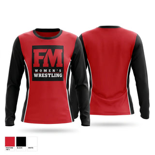 Long Sleeve Performance Shirt, Fort Madison Bloodhounds, Wrestling, Teamtime, Team time, sublimation, custom sports apparel, team uniforms, spirit wear, spiritwear, sports uniforms, custom shirts, team store, custom team store, fundraiser sports, apparel fundraiser