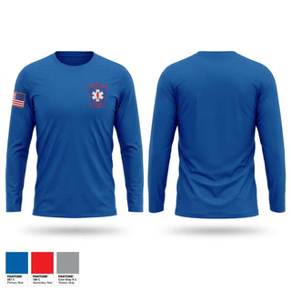 Long Sleeve Performance Shirt, Mount Kisco Volunteer Ambulance Corps Inc., EMS/EMT, Teamtime, Team time, sublimation, custom sports apparel, team uniforms, spirit wear, spiritwear, sports uniforms, custom shirts, team store, custom team store, fundraiser sports, apparel fundraiser