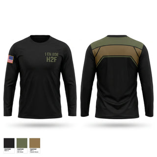 Long Sleeve Performance Shirt, 1 EN BDE H2F, Army, Teamtime, Team time, sublimation, custom sports apparel, team uniforms, spirit wear, spiritwear, sports uniforms, custom shirts, team store, custom team store, fundraiser sports, apparel fundraiser