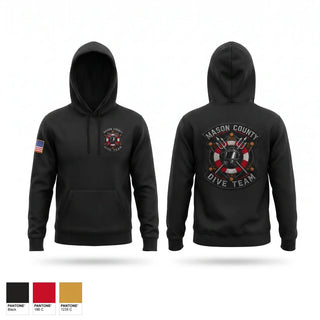Hoodie, Mason County Sheriffs Office Dive Team, Police, Teamtime, Team time, sublimation, custom sports apparel, team uniforms, spirit wear, spiritwear, sports uniforms, custom shirts, team store, custom team store, fundraiser sports, apparel fundraiser
